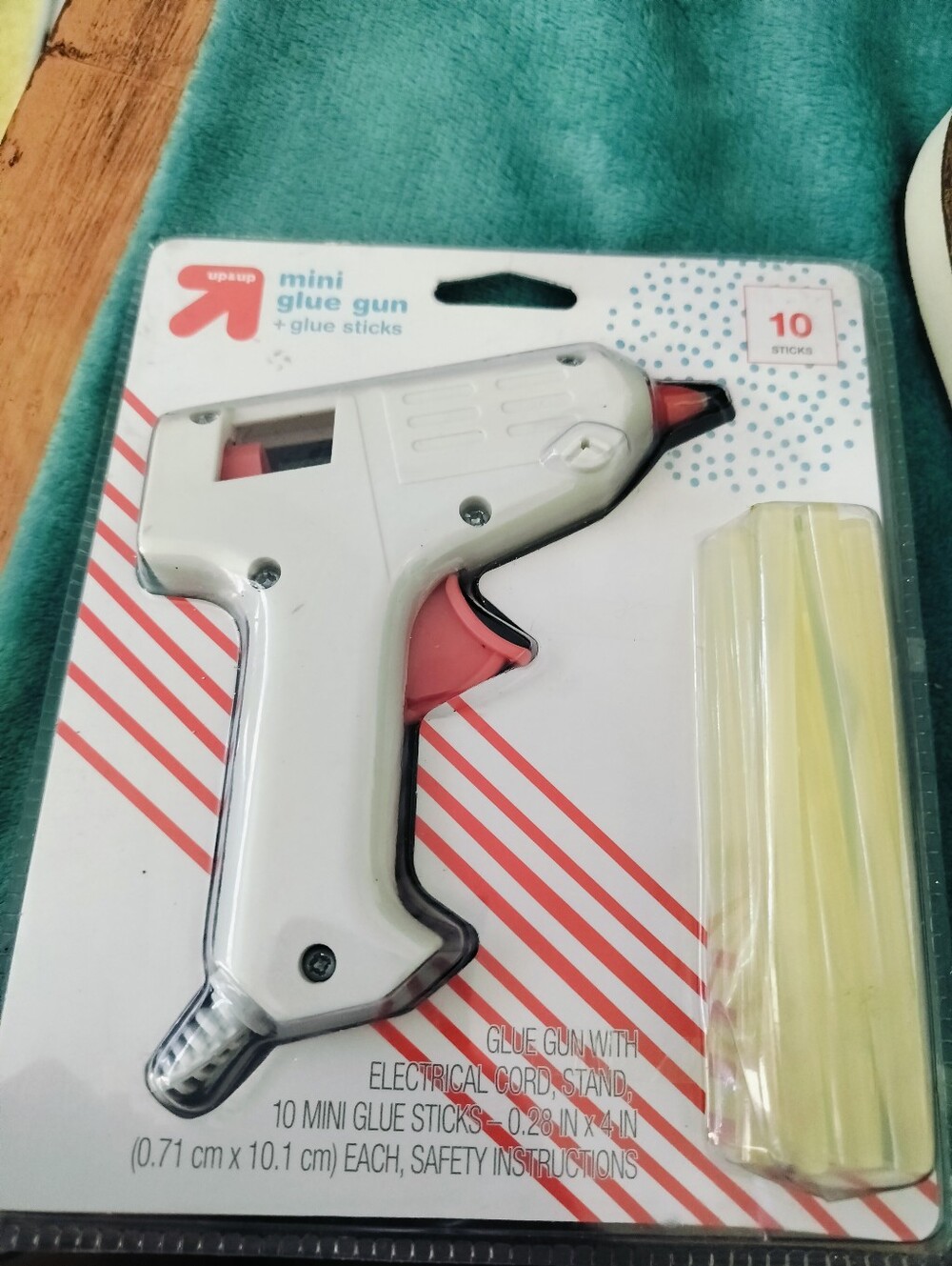 Up & Up Mini Glue Gun with 10 Glue Sticks | Brand New Sealed Craft Kit